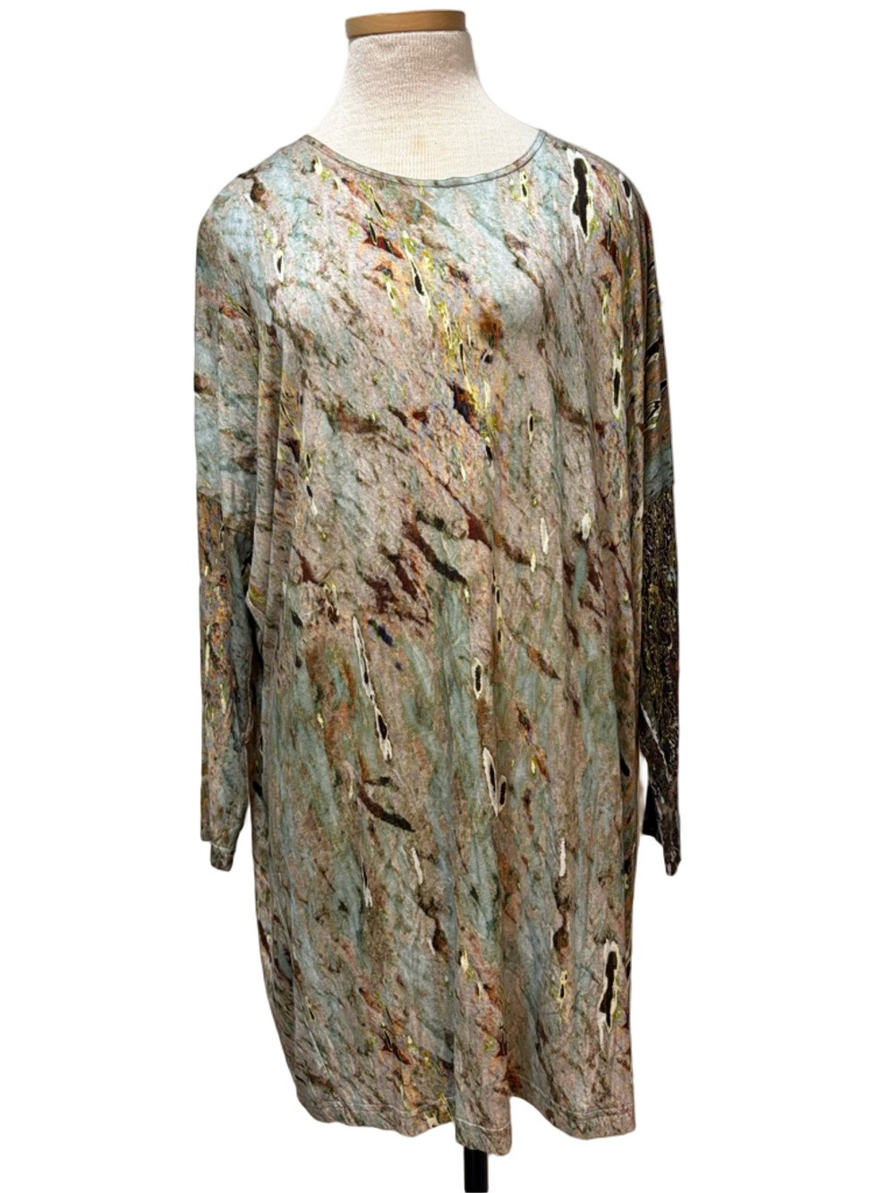 Bryn Walker sz M Damien tunic dress in an Acquario Italian print jersey